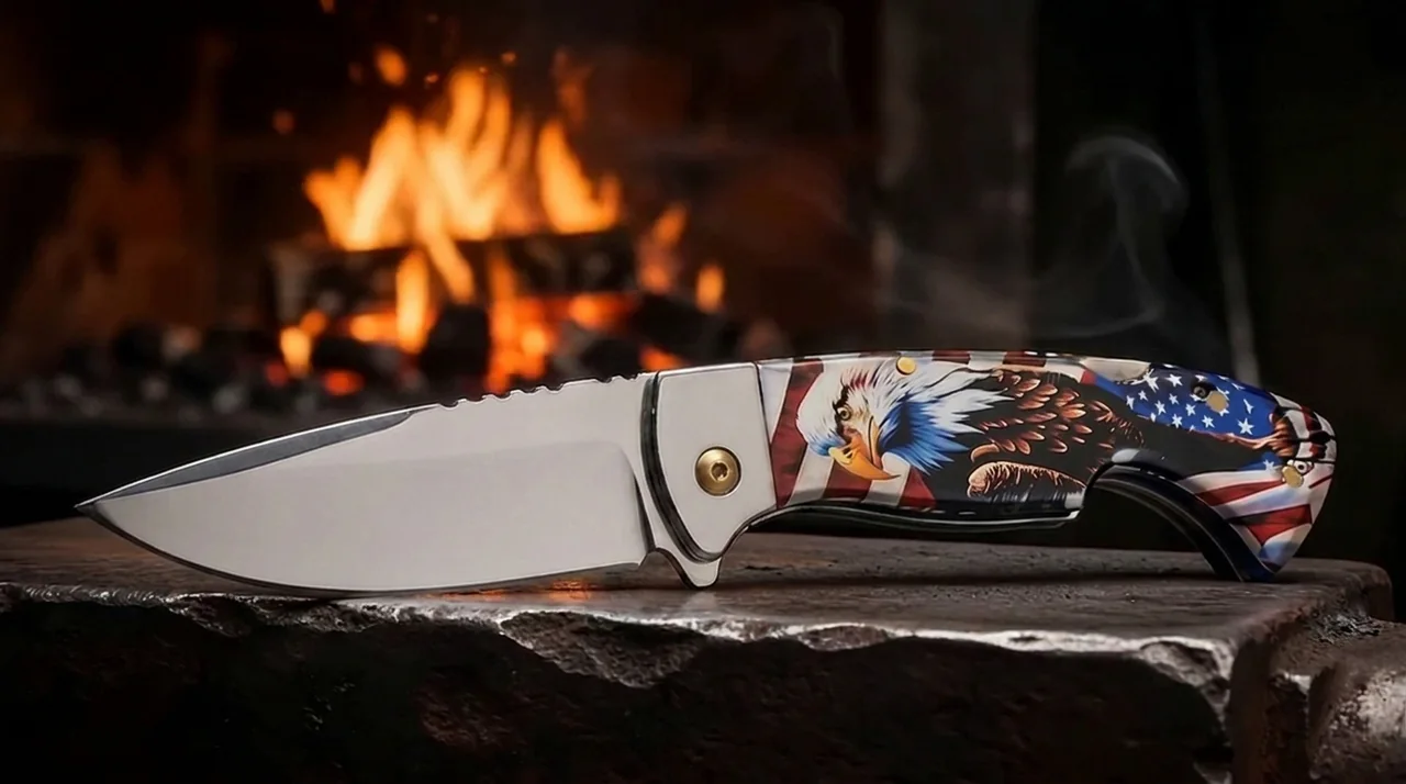 Shark Pocket Knife™ — Patriot Edition