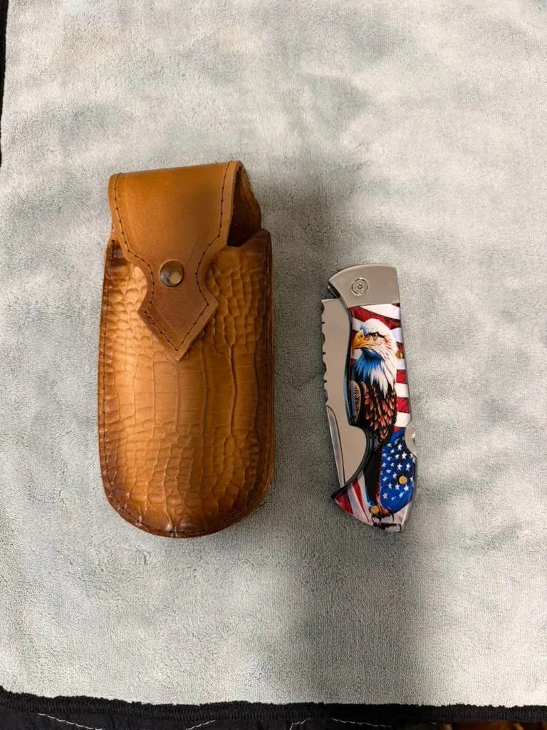 Shark Pocket Knife™ — Patriot Eagle Edition